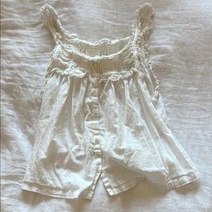 Doen Lace Trimmed Top